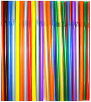 Трубочки д/коктейля с изгибом d=5мм L=210мм, цветные  ПП MIX ,(48х 250шт)
