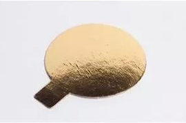 Подложка золото 0,8мм, д-0,8мм с держателем золото 50 шт/упак  Pasticciere