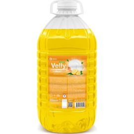 Средство для мытья посуды Velly light 5 кг сочный лимон GraSS 1/4 (125792)